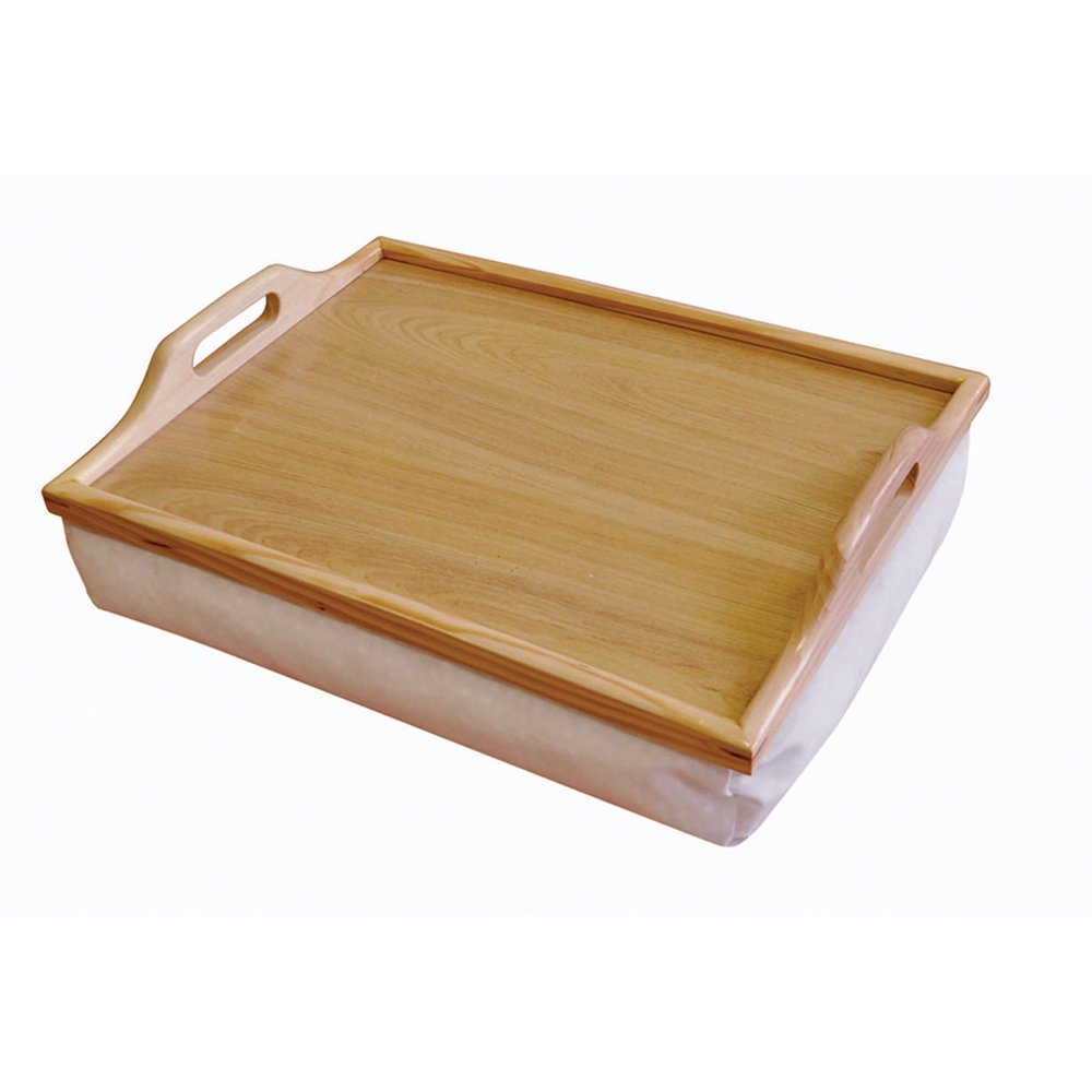 Aidapt Wooden Lap Tray with Cushion in Beige